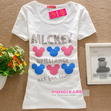 2012夏装清仓特价女装 圆领纯棉短袖T恤，百搭修身打底衫批发指南