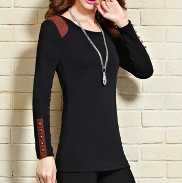 8C-111加绒加厚打底衫 冬季保暖与时尚的完美结合